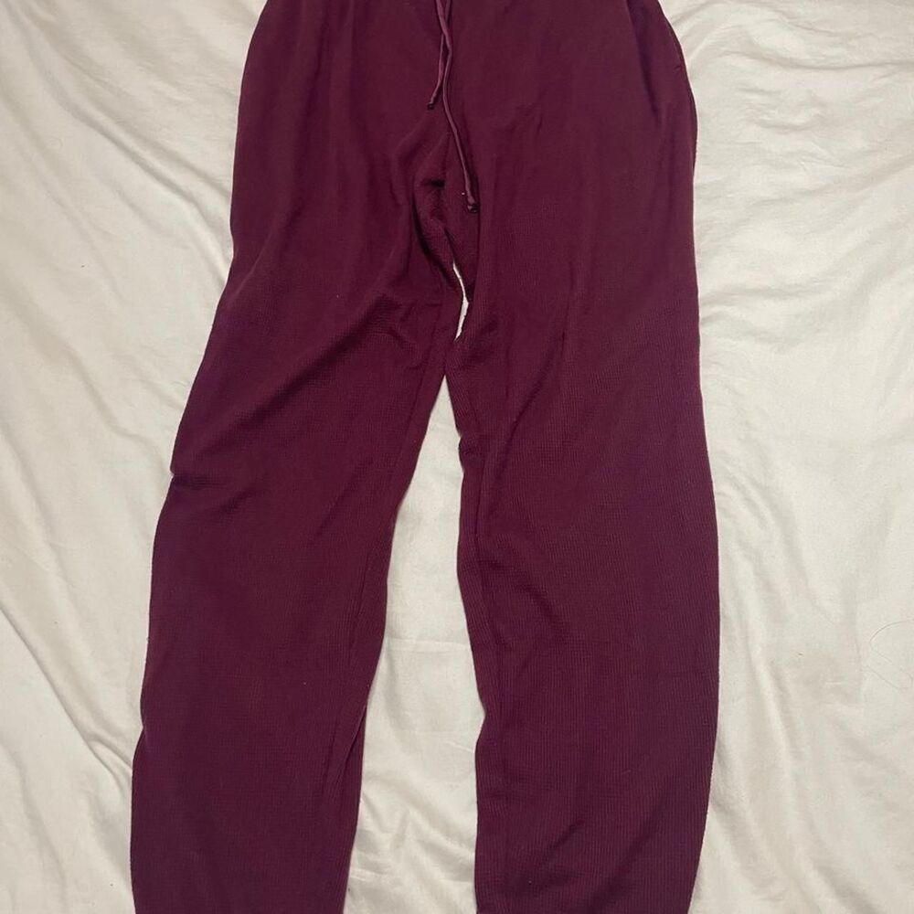 Victoria-s-secret Women's Burgundy and Purple Joggers-tracksuits